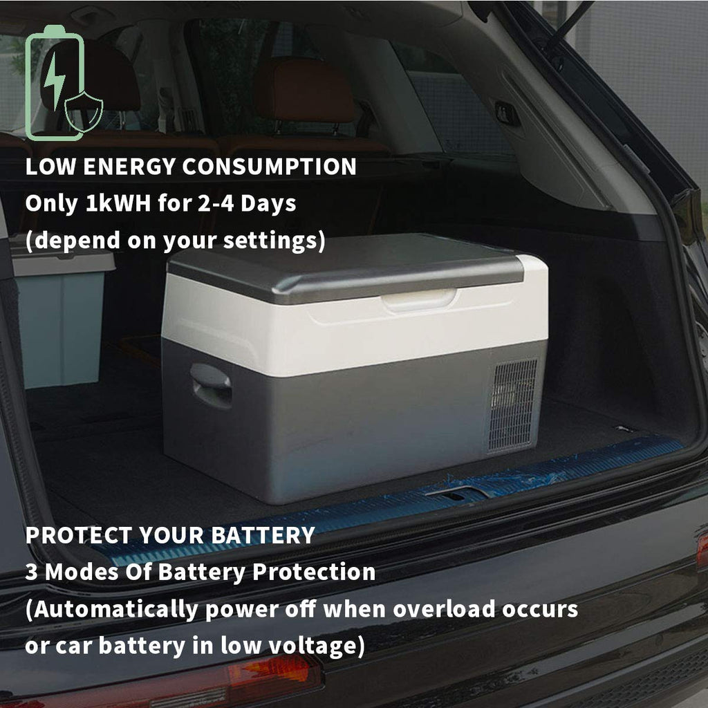 Réfrigérateur portable à compression 12V 22L G22 avec fonction congélateur température réglable de