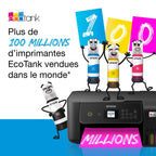 Imprimante multifonction EcoTank ET-4800 A4 Wi-Fi jet d'encre couleur avec réservoirs d'encre chargeur automatique de documents