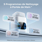 Nettoyeur biberons électrique automatique avec stérilisation vapeur séchage cycle rapide 19 min 26 buses haute pression