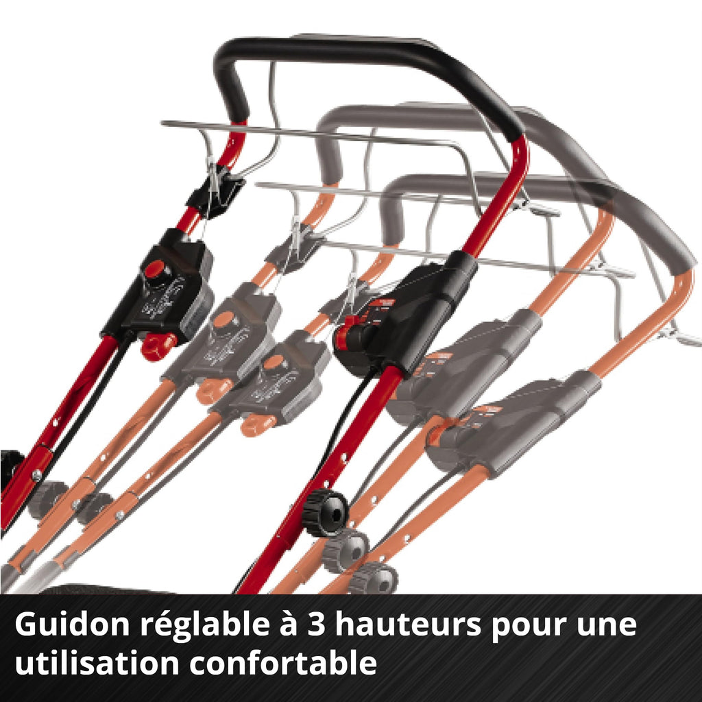 Tondeuse à gazon sans fil GP-CM 36/47 S HW Li 36V largeur de coupe 47 cm autotractée moteur sans charbon avec 4 batteries 4,0 Ah