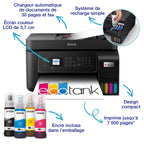 Imprimante multifonction EcoTank ET-4800 A4 Wi-Fi jet d'encre couleur avec réservoirs d'encre chargeur automatique de documents