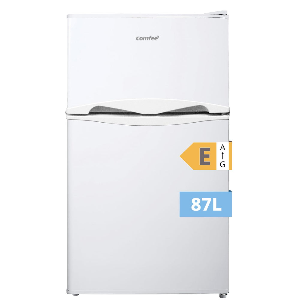 Réfrigérateur congélateur sous plan RCT87WH2(E) 87L 2 portes thermostat réglable étagères amovibles porte réversible blanc