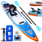 Planche SUP gonflable 330 x 76 x 15 cm avec siège kayak pagaie double réglable support caméra charge maximale 150 kg