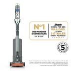 Aspirateur balai sans fil IA3243EUT avec station de vidage automatique filtre HEPA autonomie 60 min brosse motorisée pour animaux