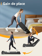 Tapis de marche pliable WP400F4 vitesse 6 km/h avec moteur silencieux écran LED télécommande capacité 110 kg