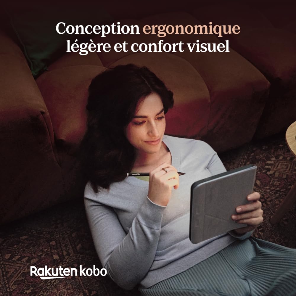 Liseuse eBook couleur Libra Colour écran E Ink Kaleido 3 7 pouces Bluetooth étanche 32 Go stockage audio