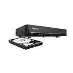 Enregistreur vidéo NVR PoE 8 canaux 4K RLN8-410 avec disque dur 2 To pour caméra de surveillance IP