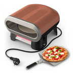 Four à pizza électrique JM600TE0 2600W extérieur pierre rotative automatique pizza 30 cm température jusqu'à 400°C avec pelle