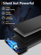 Tapis de marche pliable WP400F4 vitesse 6 km/h avec moteur silencieux écran LED télécommande capacité 110 kg