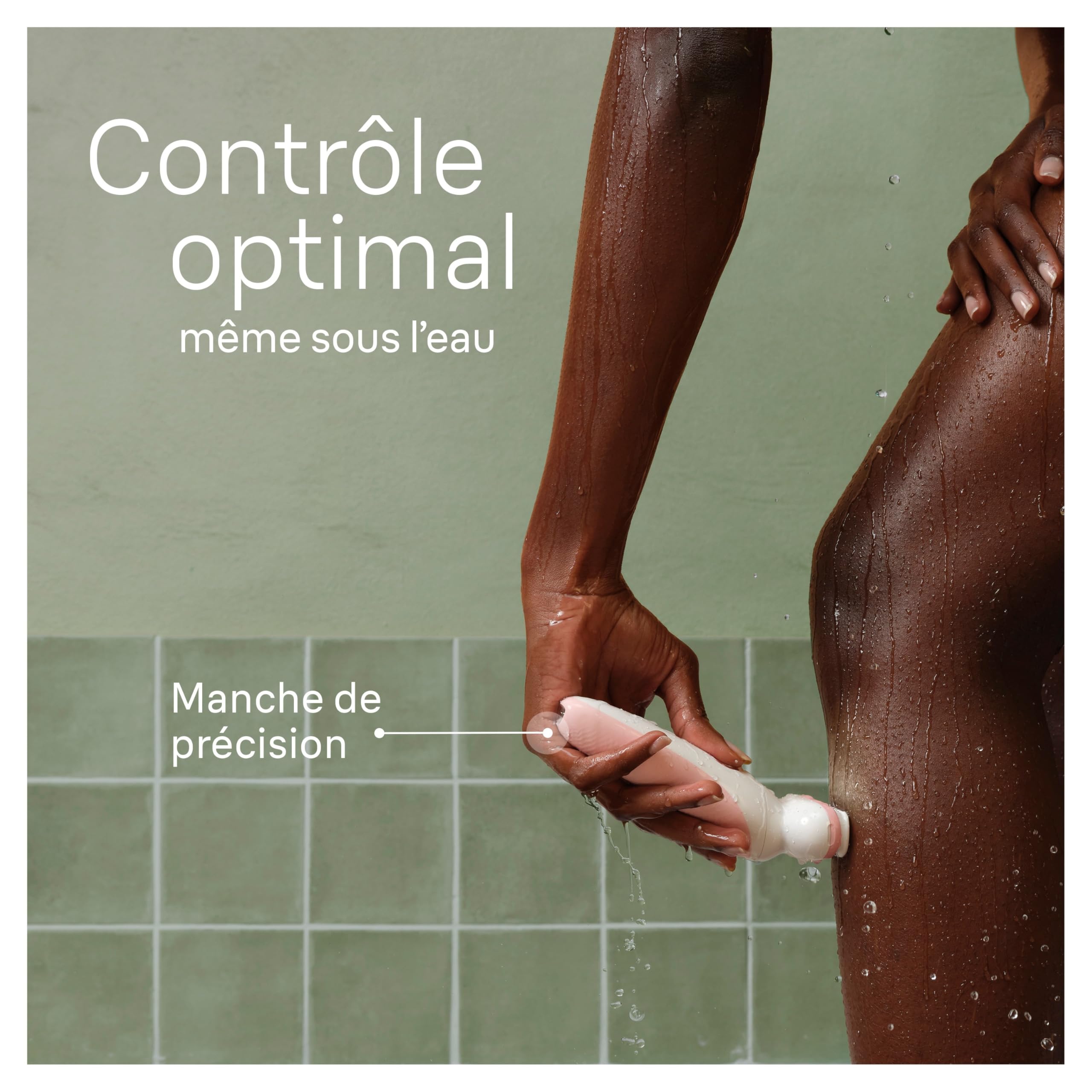 Épilateur électrique femme Silk·épil 9 SES9-130 rechargeable sans fil étanche tête pivotante avec embout rasoir sabot tondeuse