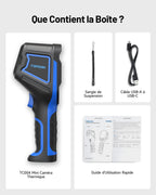 Caméra Thermique Infrarouge TC004 Mini 240x240 Résolution IR Autonomie 15H