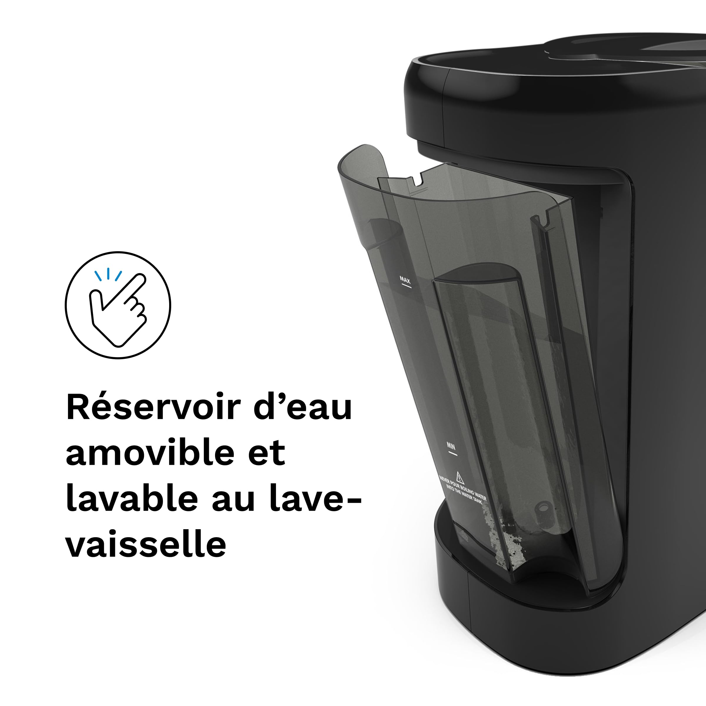 Préparateur de biberons automatique FRP0131 avec dosage et mélange de lait en poudre réservoir d'eau réglable