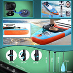Planche SUP gonflable 330 x 76 x 15 cm avec siège kayak pagaie double réglable support caméra charge maximale 150 kg