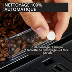 Machine espresso automatique Harmony EA508BE0 avec mousseur à lait manuel 4 boissons café en grains capacité 1,7 L buse vapeur