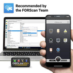 Scanner OBD2 MX201 avec diagnostic automobile Bluetooth pour iOS Android et Windows