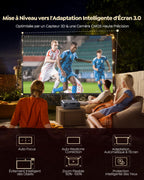 Vidéoprojecteur portable 4K P62 Pro 1500 ANSI Android WiFi 6 Bluetooth Dolby HDR10 Auto Focus Correction Keystone