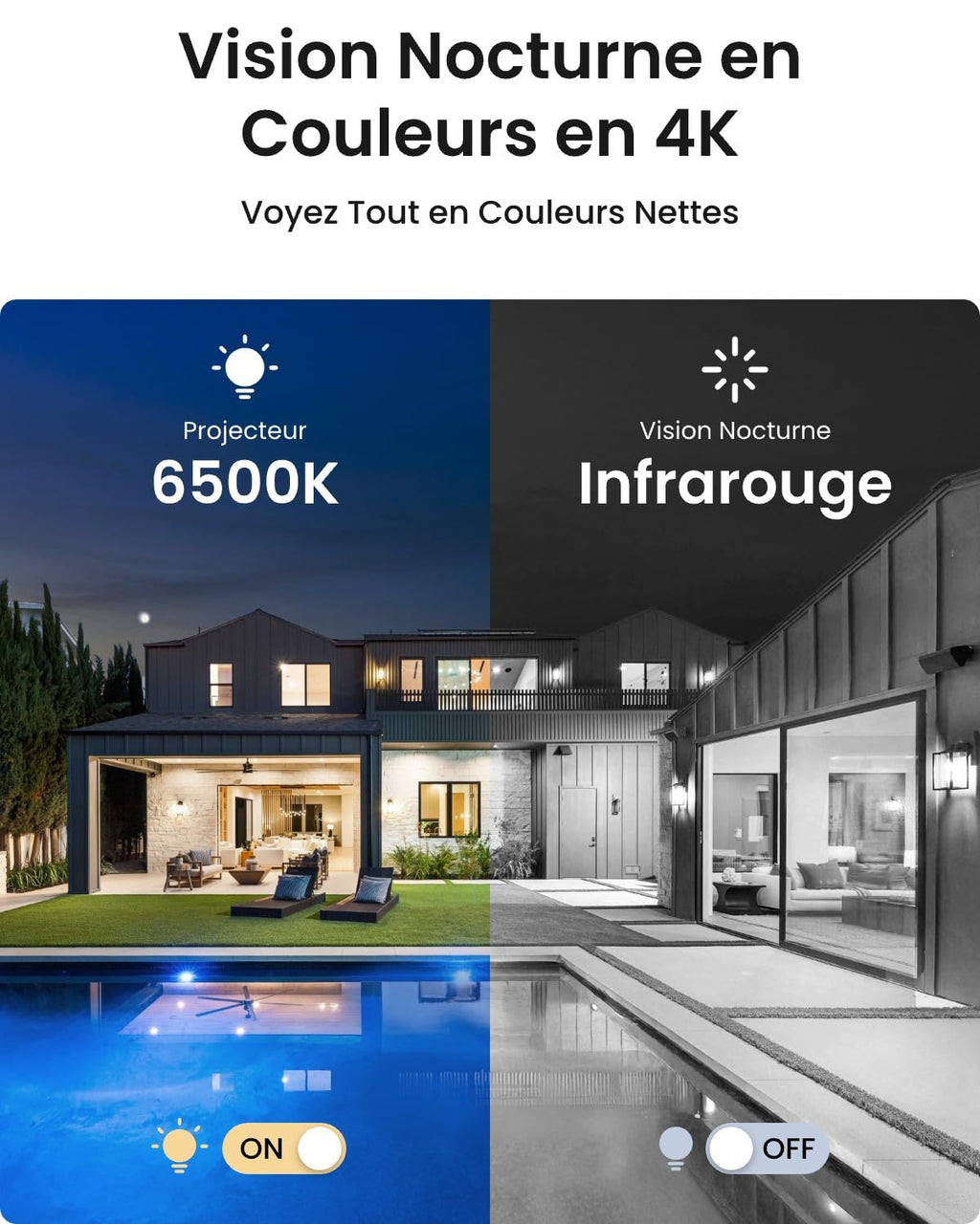 Caméra de surveillance PTZ PoE TrackMix-P double objectif 4K zoom hybride 6x suivi automatique vision nocturne couleur audio bidirectionnel IP66