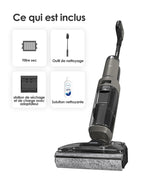 Aspirateur laveur sans fil Floor One i6 Stretch avec aspiration 20 kPa nettoyage des sols durs séchage automatique et autonomie 40 min