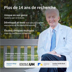 Stimulateur musculaire électrique Medic Plus avec électrodes TENS technologie OxyWave pour jambes et pieds