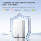 Chauffe-eau électrique mural 80L CWH15ED1380EUW double réservoir Wi-Fi contrôle APP protection anti-surchauffe