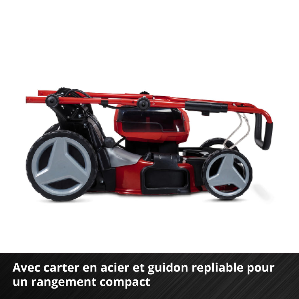 Tondeuse à gazon sans fil GP-CM 36/47 S HW Li 36V largeur de coupe 47 cm autotractée moteur sans charbon avec 4 batteries 4,0 Ah
