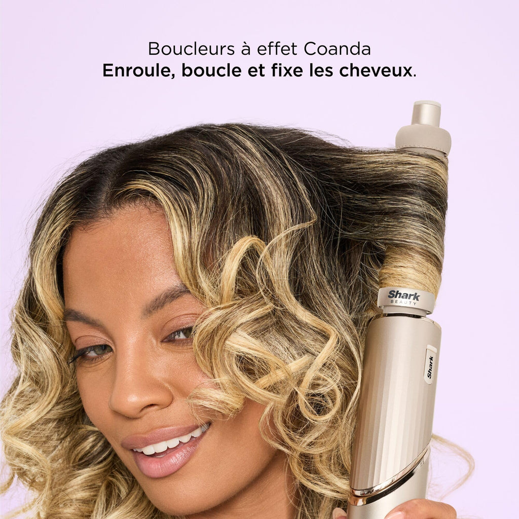 Air styler et sèche-cheveux FlexStyle HD446SLEU 5 en 1 avec boucleurs automatiques brosses de coiffage diffuseur et concentrateur