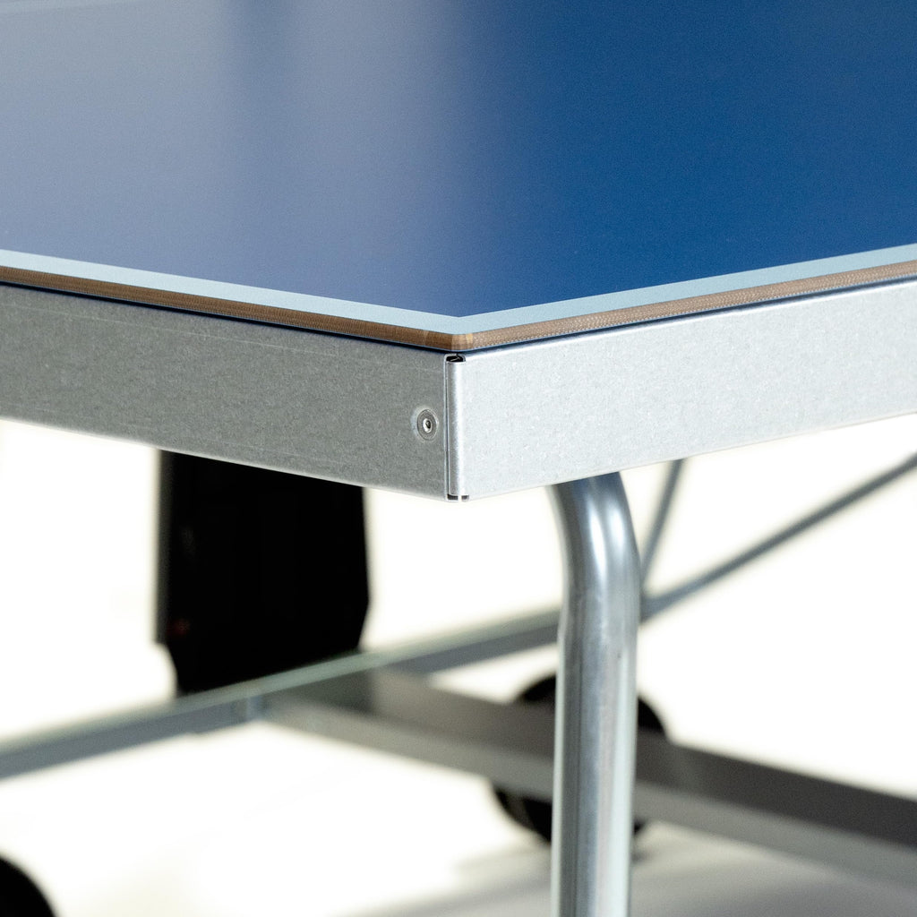 Table de ping-pong d'extérieur pliante 274 x 167 cm avec filet réglable plateau 4 mm pour tennis de table