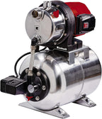 Groupe de surpression GC-WW 1250 NN pompe à eau 1200 W cuve inox 20 L débit 5000 L/h hauteur de refoulement 50 m pression 5 bar