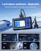 Valise diagnostic auto OBD2 ArtiDiag600S écran tactile 5 pouces Android 11 diagnostic 4 systèmes 9 fonctions réinitialisation