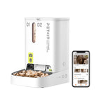 Distributeur automatique de croquettes pour chat P591 avec caméra HD 1080P Wi-Fi 5L double trémie et contrôle application