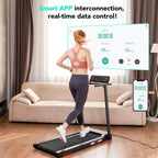 Tapis de course pliable SC-WP9 vitesse 12 km/h écran LED Bluetooth application support tablette 360° moteur 1400W charge 120 kg