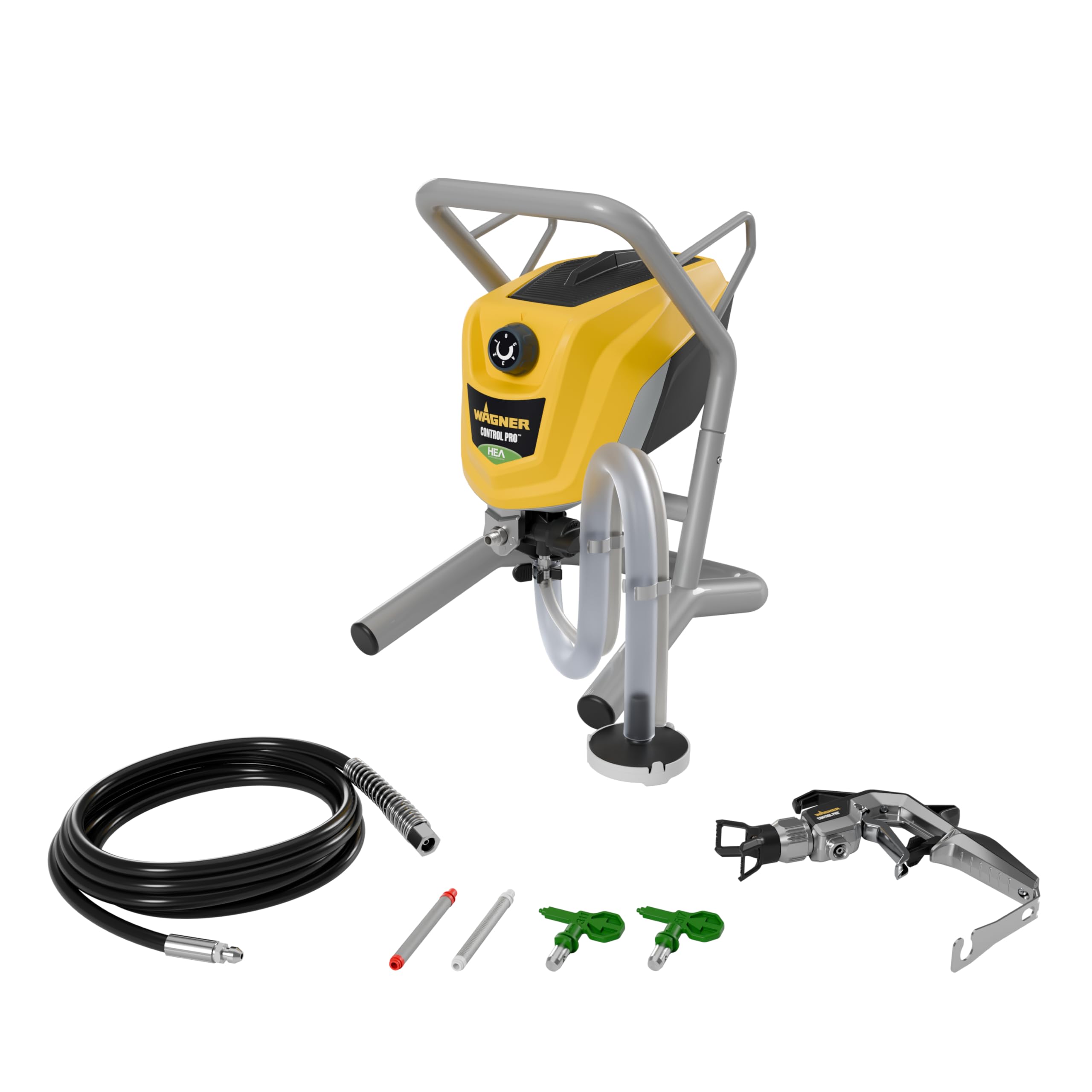 Système de peinture par pulvérisation Airless Control Pro 250 M 110 bar tuyau 9 m noir jaune