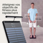 Balance connectée d'analyse corporelle Body Scan BIA segmentaire ECG WiFi Bluetooth écran numérique