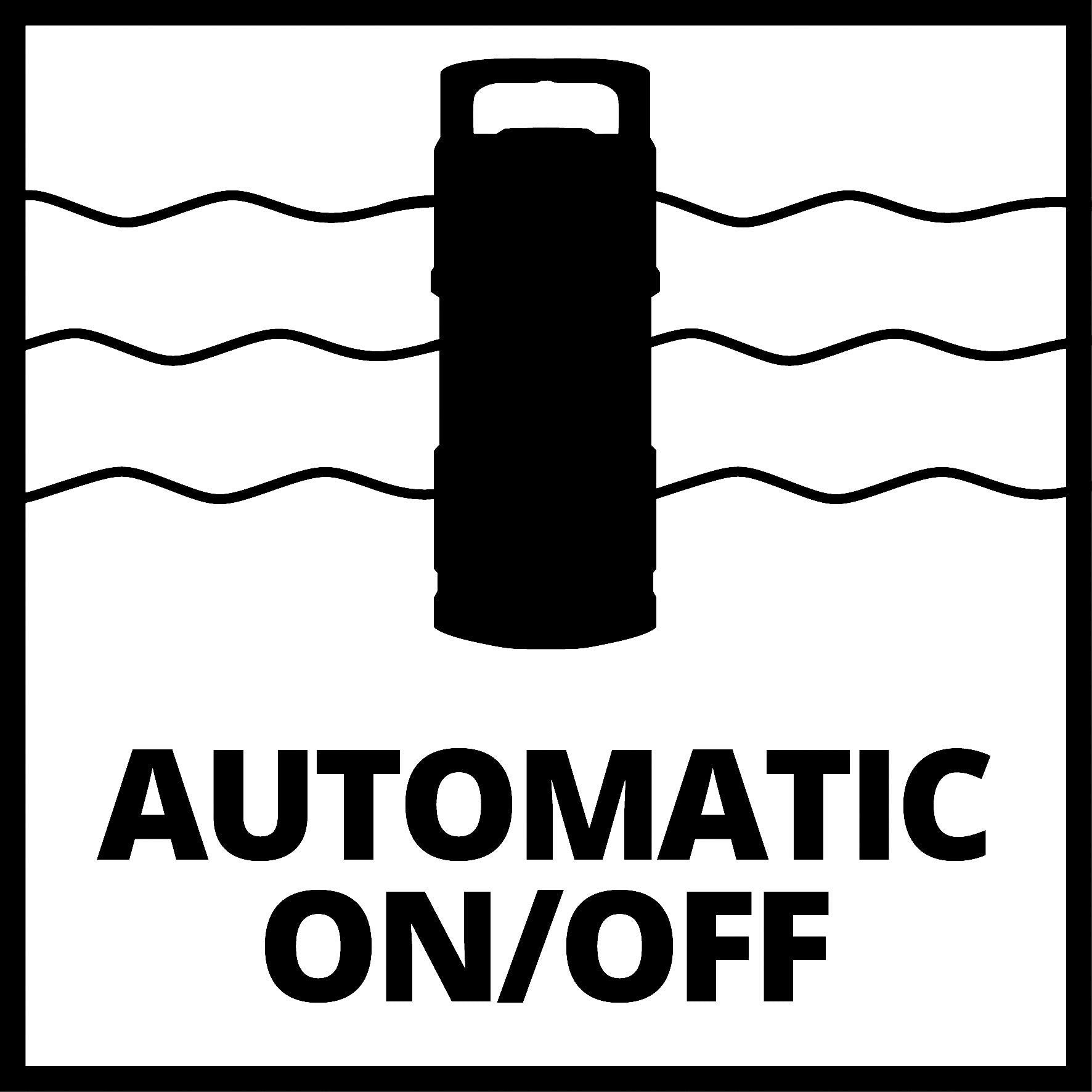 Pompe immergée automatique GE-PP 1100 N-A 1100W avec débit 6000 l/h hauteur de levage 12 m câble 15 m