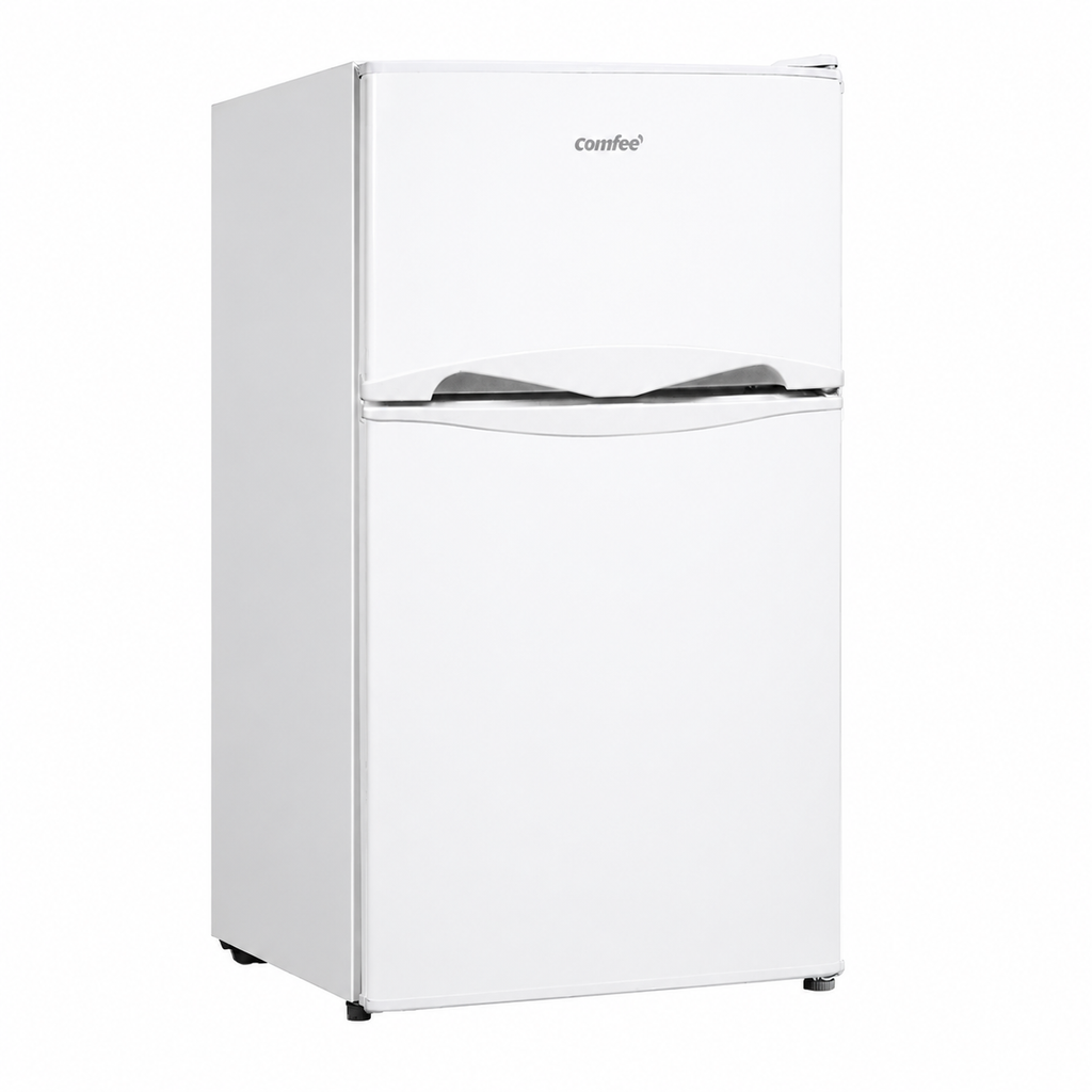 Réfrigérateur congélateur sous plan RCT87WH2(E) 87L 2 portes thermostat réglable étagères amovibles porte réversible blanc