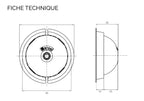 Serrure antivol pour véhicule utilitaire UFO Kit Double pour portes arrière et latérale avec 3 clés