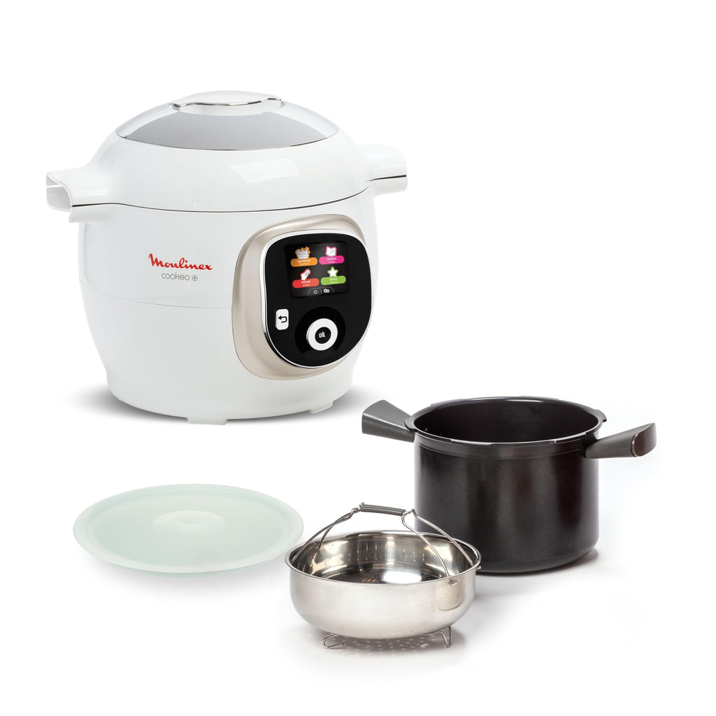 Multicuiseur intelligent Cookeo CE85CA10 1600 W avec cuve 6 L écran tactile et 150 recettes intégrées