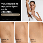 Épilateur lumière pulsée Silk·expert Pro 5 PL5412 IPL avec capteur de teint charge continue avec 4 têtes pochette et accessoires