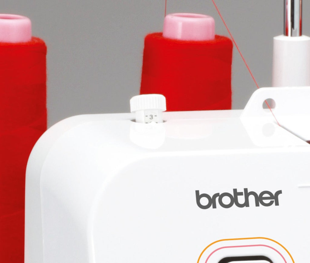 Surjeteuse M343D électrique 3 ou 4 fils avec éclairage LED bras libre et différentiel réglable en acier inoxydable