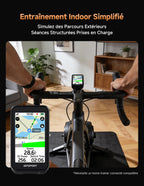 Compteur vélo GPS BiNavi Air écran tactile 3 pouces navigation vocale carte intégrée autonomie 30 heures Bluetooth ANT