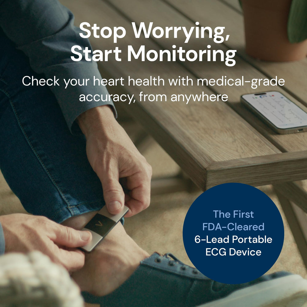 Moniteur ECG personnel KardiaMobile 6L à 6 dérivations avec capteur ECG Bluetooth autonomie 200 heures