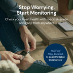 Moniteur ECG personnel KardiaMobile 6L à 6 dérivations avec capteur ECG Bluetooth autonomie 200 heures