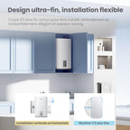 Chauffe-eau électrique mural 80L CWH15ED1380EUW double réservoir Wi-Fi contrôle APP protection anti-surchauffe