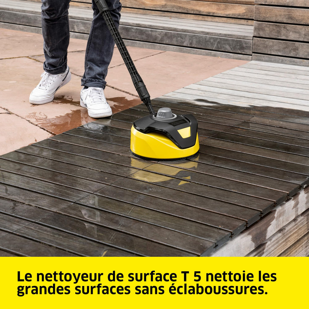 Nettoyeur haute pression K 4 FJ Home 130 bar débit 420 l/h avec pistolet HP lance Vario Power rotabuse buse à mousse et kit terrasse