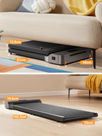 Tapis de marche pliable WP400F4 vitesse 6 km/h avec moteur silencieux écran LED télécommande capacité 110 kg