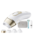 Épilateur lumière pulsée Silk·expert Pro 5 PL5412 IPL avec capteur de teint charge continue avec 4 têtes pochette et accessoires