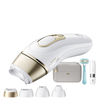 Épilateur lumière pulsée Silk·expert Pro 5 PL5412 IPL avec capteur de teint charge continue avec 4 têtes pochette et accessoires