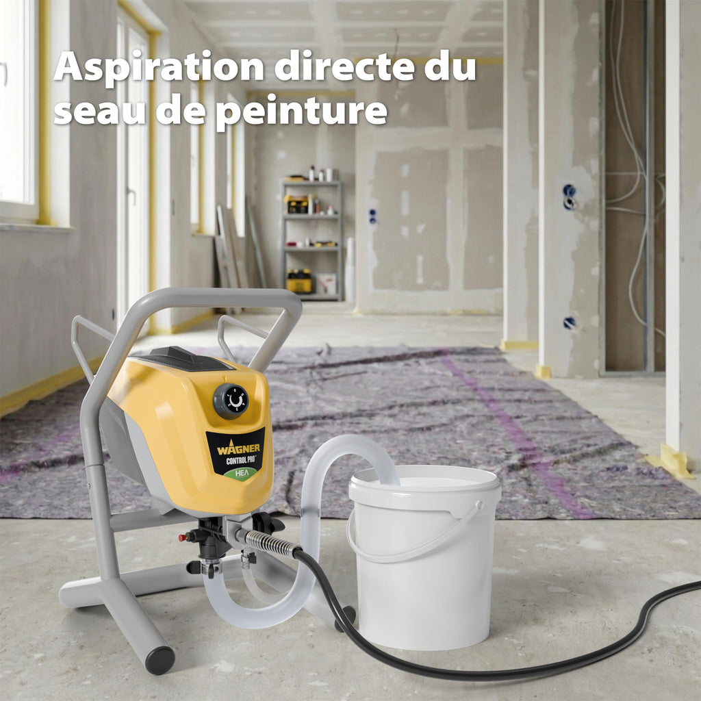 Système de peinture par pulvérisation Airless Control Pro 250 M 110 bar tuyau 9 m noir jaune