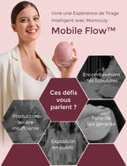 Tire-lait électrique mains libres M9 double pompe portable contrôle par application aspiration réglable 15 niveaux