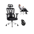 Fauteuil de bureau ergonomique N045 avec accoudoirs 4D appui-tête 3D profondeur d'assise réglable inclinaison 4 niveaux support 200 kg